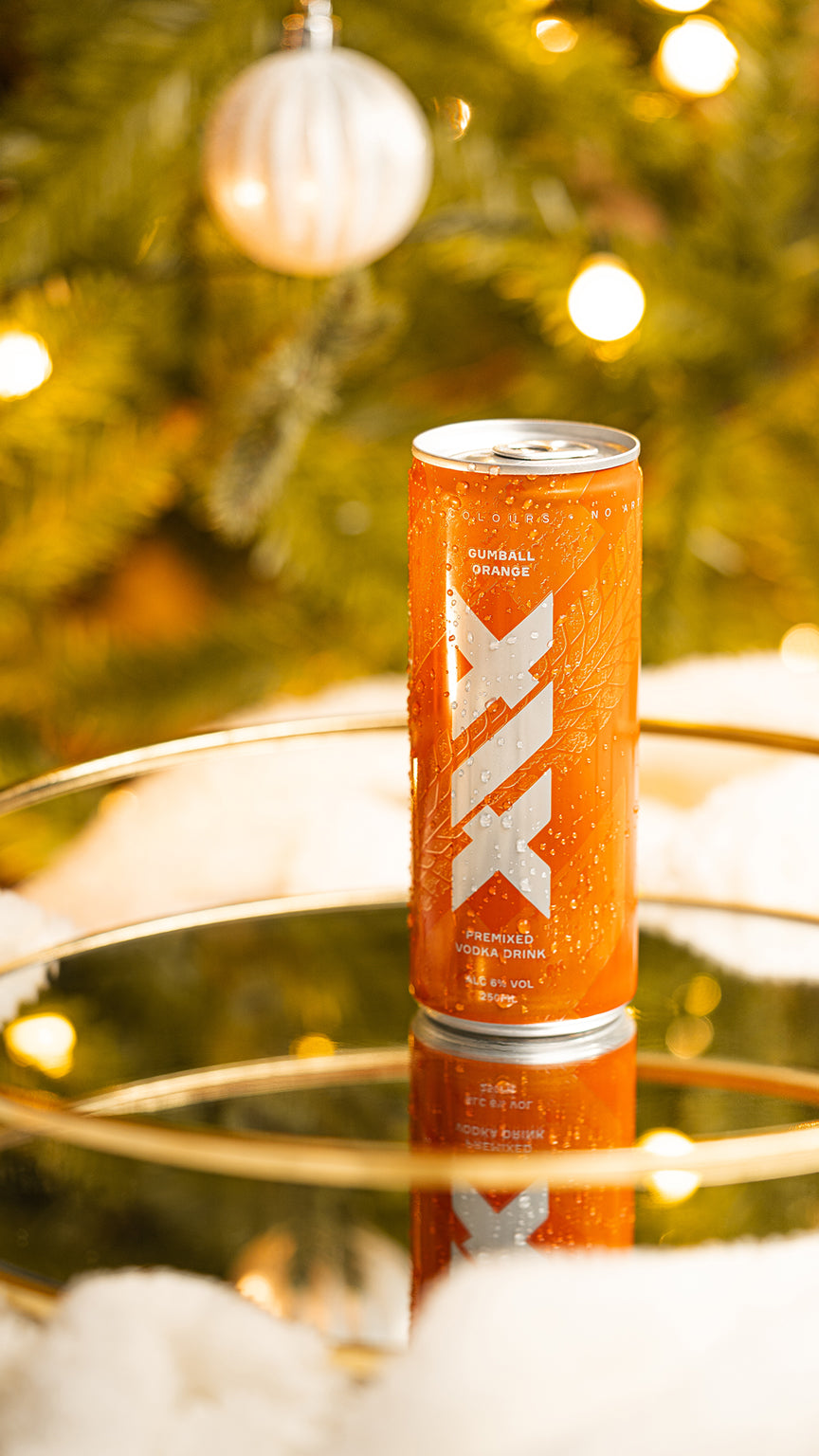 12x 250ml XIX CANS - GUMBALL ORANGE